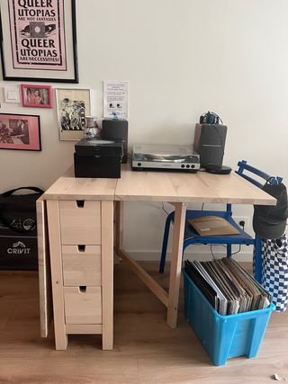 Mesa plegable Ikea Norden madera
