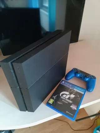Consola PS4 Negra + Mando + Juego Gran Turismo 