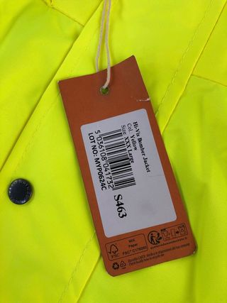 Chaqueta bomber alta visibilidad 