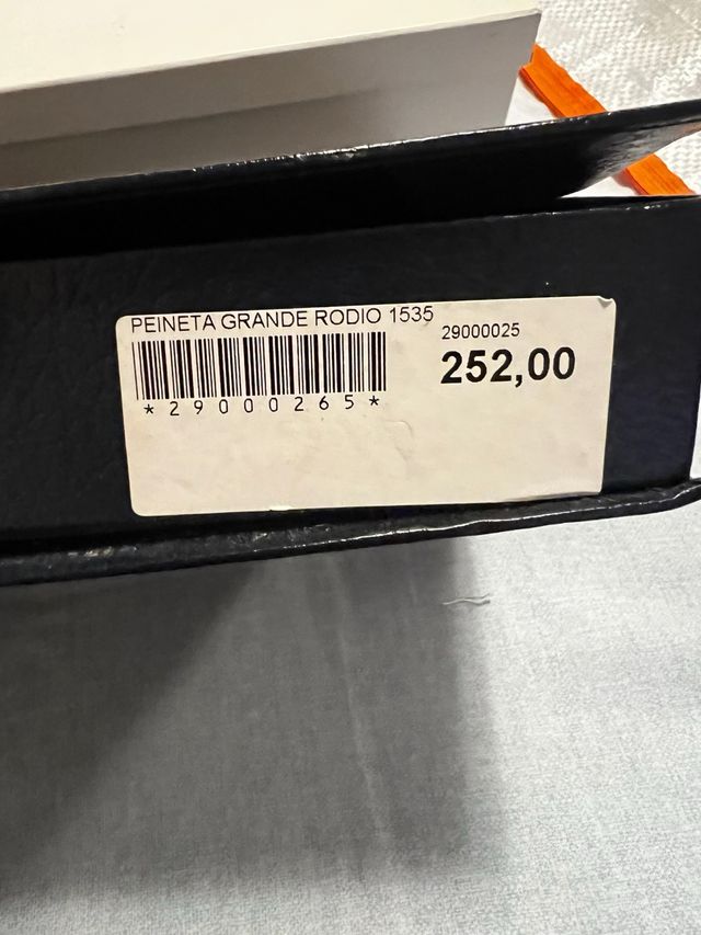 Peinetas Falleras Plateadas