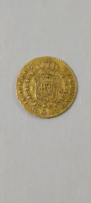 Moneda de Oro Carlos III 1774