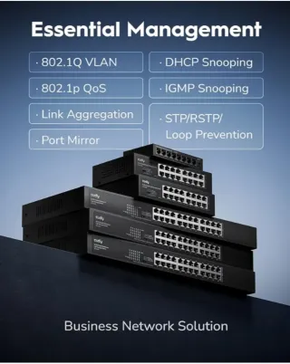 Switch Cudy 24 Puertos Gigabit Web Managed *NUEVO*