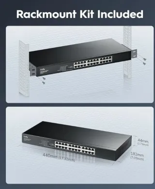 Switch Cudy 24 Puertos Gigabit Web Managed *NUEVO*