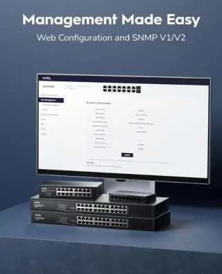 Switch Cudy 24 Puertos Gigabit Web Managed *NUEVO*