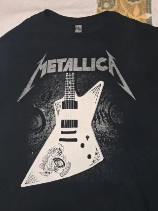 Camiseta Metallica Negra