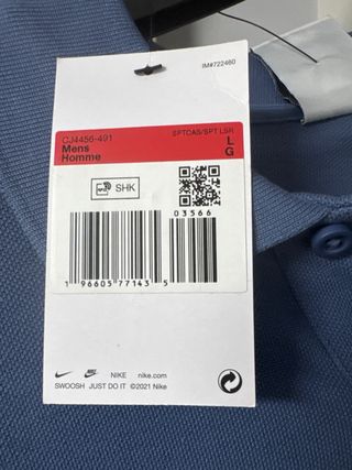 Camiseta Polo Nike Azul