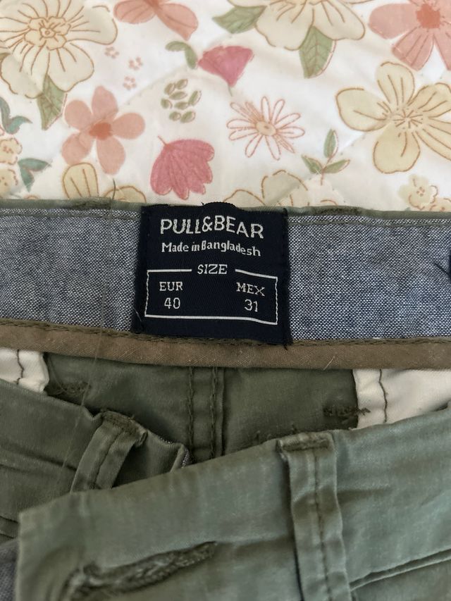 Pantalones Chinos Salsa Beige Talla L