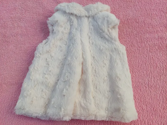 Chaleco bebé 2-4 meses blanco