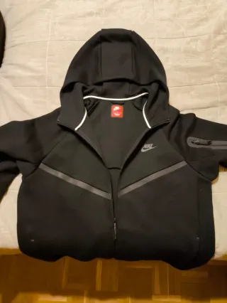 Nike Tech Fleece Sudadera Negra Talla L