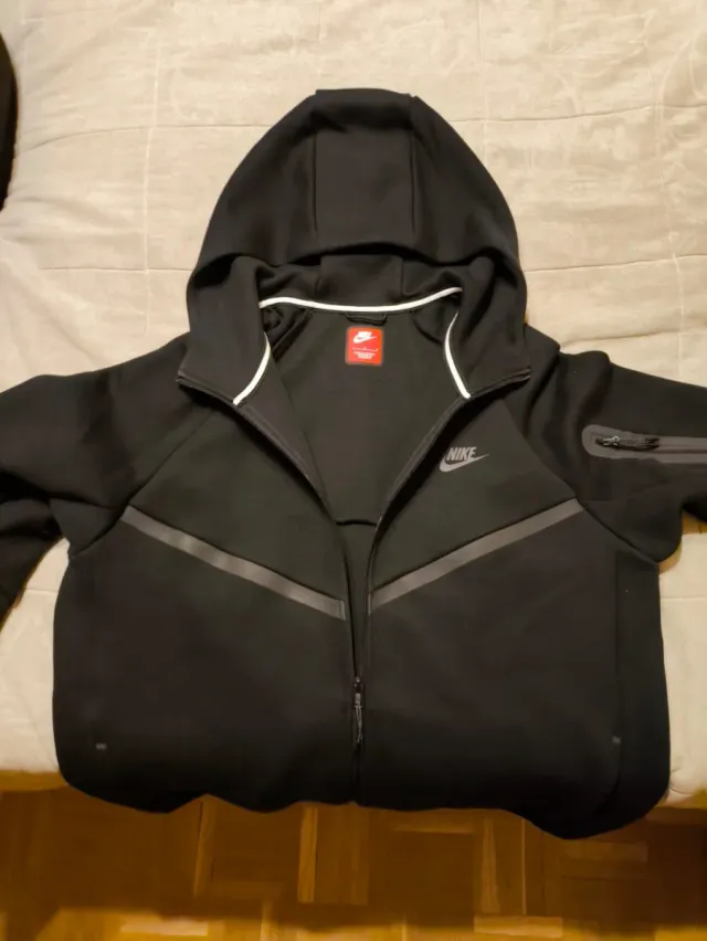 Nike Tech Fleece Sudadera Negra Talla L