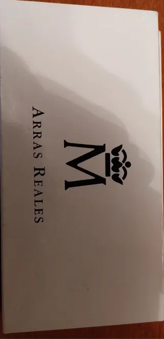 Estuche Arras reales regalo boda.