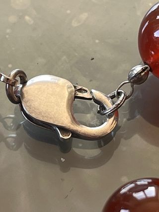 Collana Corniola e Argento 925