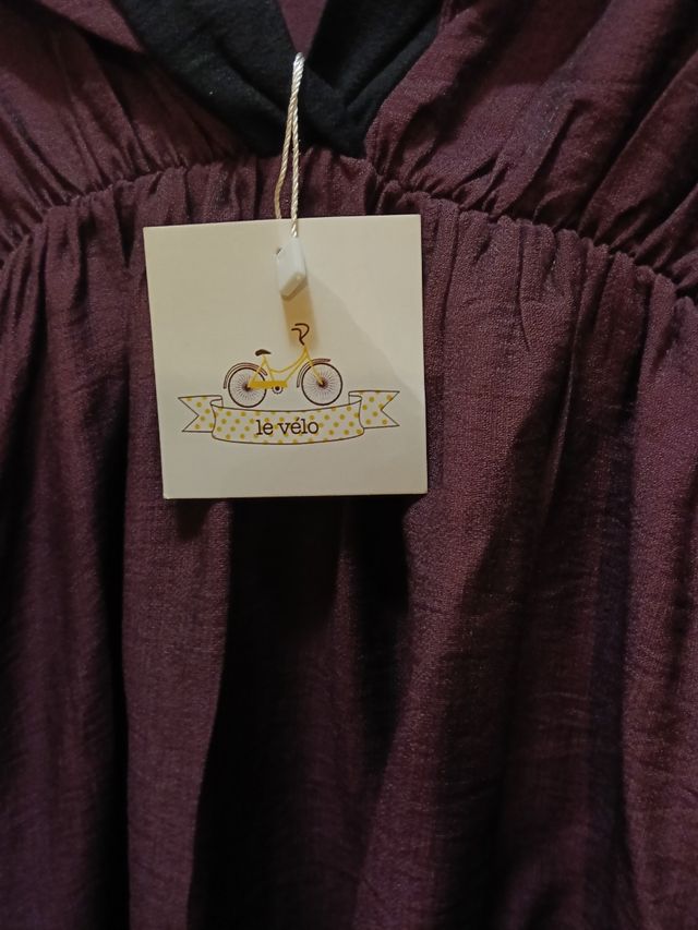 Vestido Le Velo Burdeos Talla S