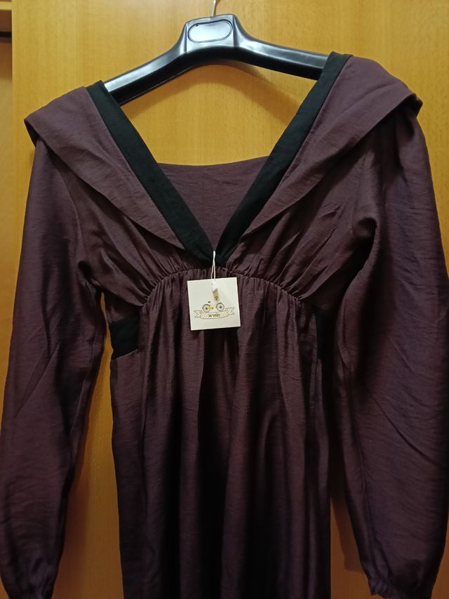 Vestido Le Velo Burdeos Talla S