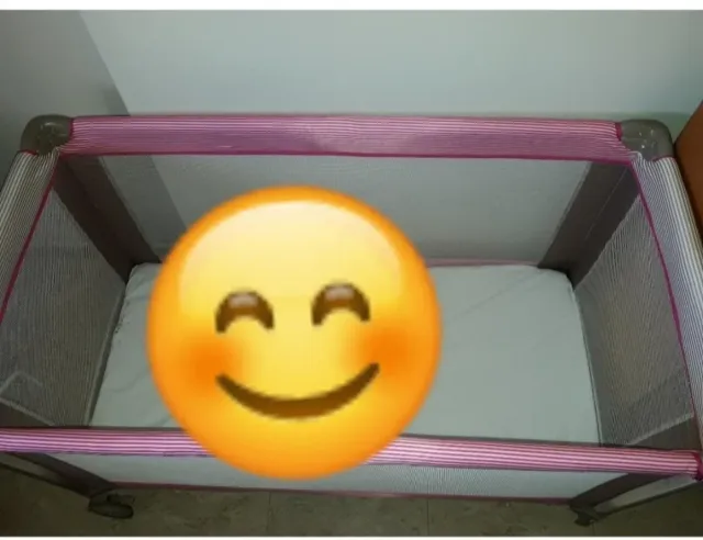 Cuna de viaje plegable