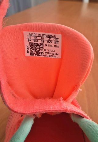 Tênis Adidas Infantil Rosa Tam 26