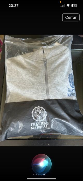 Sudadera Franklin Marshall gris sin estrenar