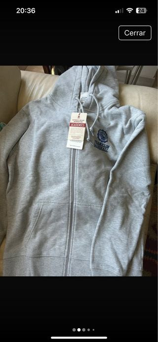 Sudadera Franklin Marshall gris sin estrenar