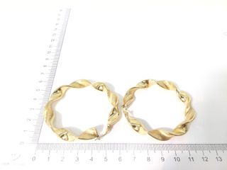argollas oro 18k