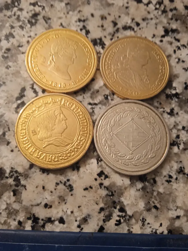 Réplicas de Monedas Antiguas (4 piezas)
