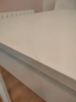 Mesa comedor extensible blanca Ikea 