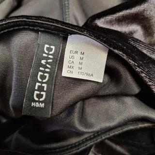 Vestito donna in velluto nero