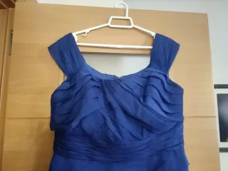 Vestido de fiesta azul talla 48