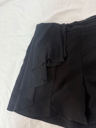 Falda pantalón negra talla M