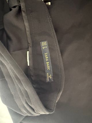 Falda pantalón negra talla M