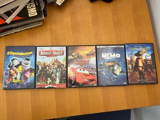5 Películas DVD Infantiles (Español)