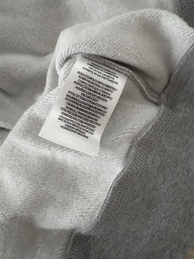 Sudadera Polo Ralph Lauren gris con cremallera