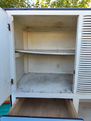 Alacena formica y madera vintage, para restaurar