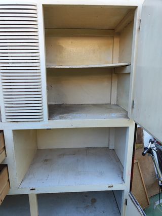 Alacena formica y madera vintage, para restaurar