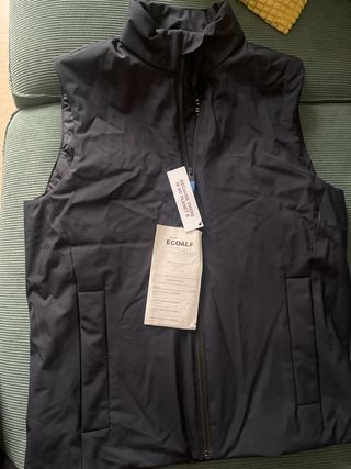 Chaleco ECOALF Hombre Talla S  Azul Marino liso