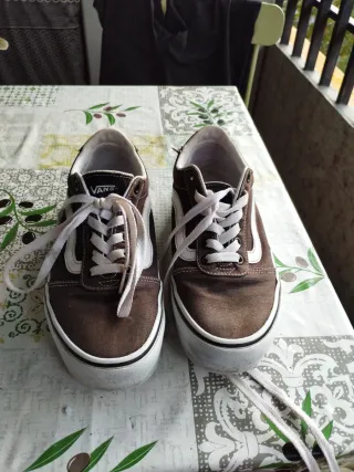 Zapatillas Vans Mujer Talla 38 Marrones