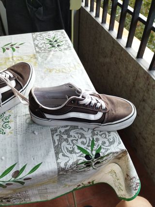 Zapatillas Vans Mujer Talla 38 Marrones
