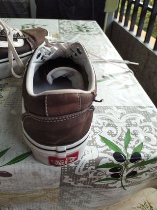 Zapatillas Vans Mujer Talla 38 Marrones