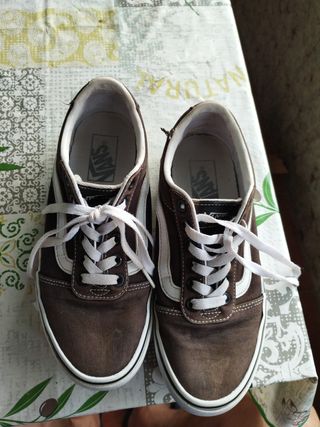 Zapatillas Vans Mujer Talla 38 Marrones