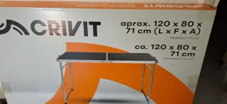 Tavolo da campeggio alluminio 