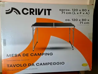 Tavolo da campeggio alluminio 
