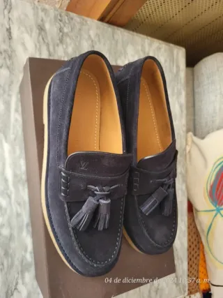 Mocasines Louis Vuitton Piel Azul