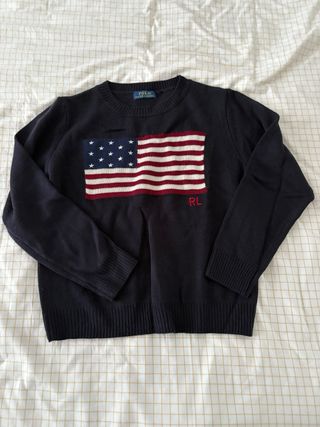 Jersey Polo Ralph Lauren Bandera USA Azul