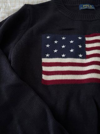 Jersey Polo Ralph Lauren Bandera USA Azul