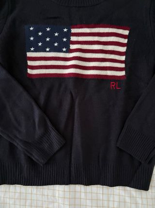 Jersey Polo Ralph Lauren Bandera USA Azul