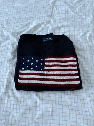 Jersey Polo Ralph Lauren Bandera USA Azul
