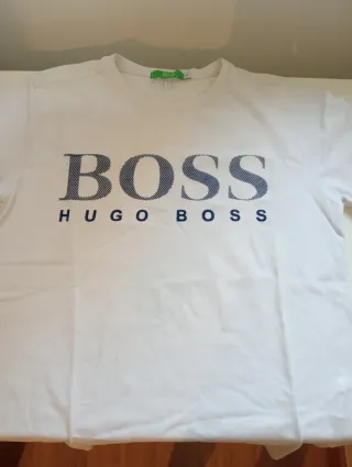 Camiseta Hugo Boss Blanca Talla S