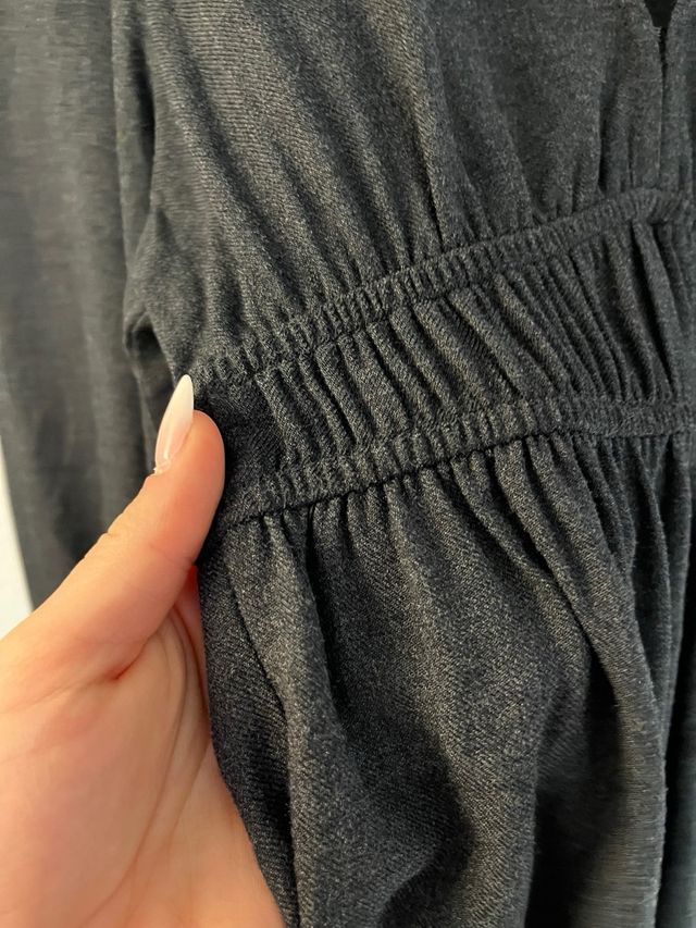 Vestido gris Pull&Bear talla XS