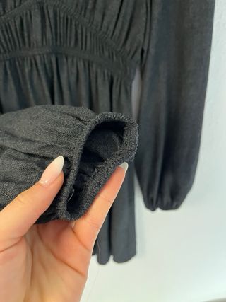 Vestido gris Pull&Bear talla XS