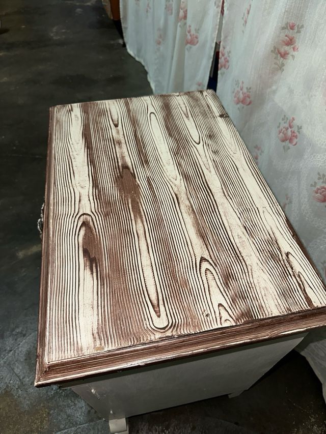 Pareja de Mesitas de noche restaurada madera