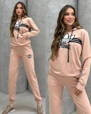 Chándal Adidas verde/Rosa 